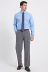 Erkek Slim Fit Non-Iron Pamuklu Doğa Dostu Ekoteks Belgeli Ütü Gerektirmez Açık Mavi Gömlek
