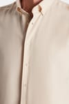 Erkek Slim Fit Dar Kesim Kısa Kollu Spor Yaka Oxford Doku Pamuklu Gömlek
