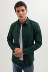 Erkek Slim Fit Dar Kesim Uzun Kollu Düz Kışlık Oduncu Gömlek