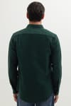 Erkek Slim Fit Dar Kesim Uzun Kollu Düz Kışlık Oduncu Gömlek