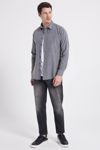 Erkek Slim Fit Dar Kesim Uzun Kollu Düz Kışlık Oduncu Gömlek