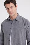 Erkek Slim Fit Dar Kesim Uzun Kollu Düz Kışlık Oduncu Gömlek
