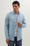 Erkek Slim Fit Dar Kesim Uzun Kollu Düz Kışlık Oduncu Gömlek