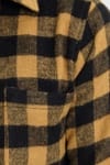 Erkek Slim Fit Dar Kesim Uzun Kollu Cepli Kareli Dama Desenli Kışlık Oduncu Gömlek