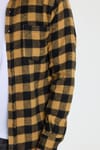 Erkek Slim Fit Dar Kesim Uzun Kollu Cepli Kareli Dama Desenli Kışlık Oduncu Gömlek