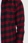 Erkek Slim Fit Dar Kesim Uzun Kollu Cepli Kareli Dama Desenli Kışlık Oduncu Gömlek
