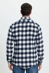 Erkek Slim Fit Dar Kesim Uzun Kollu Cepli Kareli Dama Desenli Kışlık Oduncu Gömlek