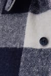 Erkek Slim Fit Dar Kesim Uzun Kollu Kapaklı Çift Cepli Kareli Kışlık Oduncu Gömlek