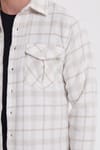 Erkek Slim Fit Dar Kesim Kareli Tek Cepli Oduncu Gömlek