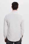 Erkek Slim Fit Dar Kesim Yaka Düğmeli Çizgili Oduncu Gömlek