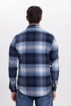 Erkek Slim Fit Dar Kesim Kareli Kışlık Oduncu Gömlek