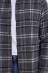 Erkek Slim Fit Dar Kesim Kareli Kışlık Oduncu Gömlek