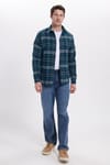 Erkek Slim Fit Dar Kesim Kareli Kışlık Oduncu Gömlek