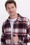 Erkek Slim Fit Dar Kesim Kareli Kışlık Oduncu Gömlek