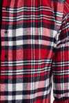 Erkek Slim Fit Dar Kesim Kareli Kışlık Oduncu Gömlek