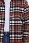 Erkek Slim Fit Dar Kesim Kareli Kışlık Oduncu Gömlek