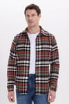 Erkek Slim Fit Dar Kesim Kareli Kışlık Oduncu Gömlek
