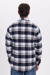 Erkek Slim Fit Dar Kesim Kareli Kışlık Oduncu Gömlek