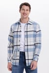 Erkek Slim Fit Dar Kesim Kareli Kışlık Oduncu Gömlek