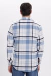 Erkek Slim Fit Dar Kesim Kareli Kışlık Oduncu Gömlek
