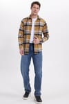 Erkek Slim Fit Dar Kesim Kareli Kışlık Oduncu Gömlek