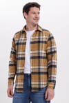 Erkek Slim Fit Dar Kesim Kareli Kışlık Oduncu Gömlek