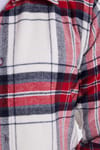 Erkek Slim Fit Dar Kesim Kareli Kışlık Oduncu Gömlek