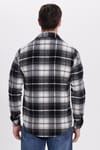 Erkek Slim Fit Dar Kesim Kareli Kışlık Oduncu Gömlek