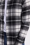 Erkek Slim Fit Dar Kesim Kareli Kışlık Oduncu Gömlek