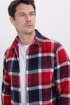 Erkek Slim Fit Dar Kesim Kareli Kışlık Oduncu Gömlek