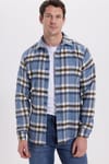 Erkek Slim Fit Dar Kesim Kareli Kışlık Oduncu Gömlek