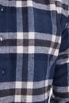 Erkek Slim Fit Dar Kesim Kareli Kışlık Oduncu Gömlek