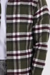 Erkek Slim Fit Dar Kesim Kareli Kışlık Oduncu Gömlek