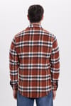 Erkek Slim Fit Dar Kesim Kareli Kışlık Oduncu Gömlek