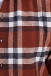 Erkek Slim Fit Dar Kesim Kareli Kışlık Oduncu Gömlek
