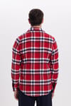 Erkek Slim Fit Dar Kesim Kareli Kışlık Oduncu Gömlek