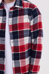 Erkek Slim Fit Dar Kesim Kareli Kışlık Oduncu Gömlek