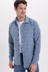 Erkek Slim Fit Dar Kesim Kareli Kışlık Oduncu Gömlek