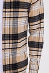 Erkek Slim Fit Dar Kesim Kareli Kışlık Oduncu Gömlek