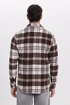 Erkek Slim Fit Dar Kesim Kareli Kışlık Oduncu Gömlek