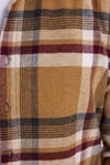 Erkek Slim Fit Dar Kesim Kareli Kışlık Oduncu Gömlek