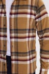 Erkek Slim Fit Dar Kesim Kareli Kışlık Oduncu Gömlek