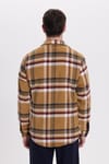 Erkek Slim Fit Dar Kesim Kareli Kışlık Oduncu Gömlek