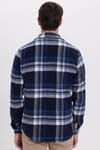 Erkek Slim Fit Dar Kesim Kareli Kışlık Oduncu Gömlek