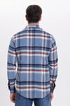 Erkek Slim Fit Dar Kesim Kareli Kışlık Oduncu Gömlek