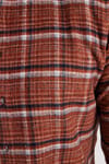 Erkek Slim Fit Dar Kesim Kareli Kışlık Oduncu Gömlek