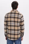 Erkek Slim Fit Dar Kesim Kareli Kışlık Oduncu Gömlek