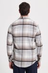 Erkek Slim Fit Dar Kesim Kareli Kışlık Oduncu Gömlek