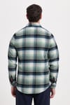Erkek Slim Fit Dar Kesim Kareli Kışlık Oduncu Gömlek
