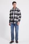 Erkek Slim Fit Dar Kesim Kareli Kışlık Oduncu Gömlek